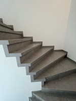 Vinylove schody s dekokrem kamene BUKOMA Beton kamen sedy Prace